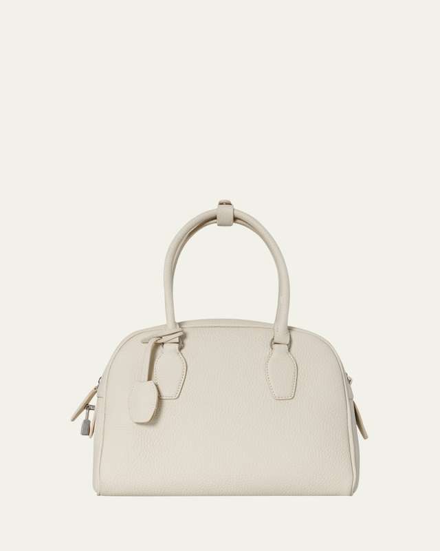 India Top-Handle Bag in Grain Leather